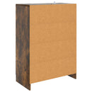 vidaXL Széf fiókkal Füstös Tölgy 66 x 34,5 x 92 cm Szerelt Fa