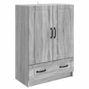 vidaXL Széf fiókkal Szürke Sonoma 66 x 34,5 x 92 cm Szerelt Fa