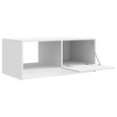 vidaXL Dohányzóasztal Fehér 90 x 50 x 37 cm Szerelt Fa