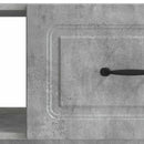 vidaXL Dohányzóasztal Betonszürke 90 x 50 x 37 cm Szerelt Fa