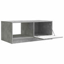 vidaXL Dohányzóasztal Betonszürke 90 x 50 x 37 cm Szerelt Fa