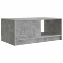 vidaXL Dohányzóasztal Betonszürke 90 x 50 x 37 cm Szerelt Fa