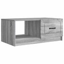 vidaXL Dohányzóasztal Szürke Sonoma 90 x 50 x 37 cm Szerelt Fa
