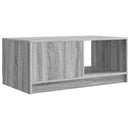 vidaXL Dohányzóasztal Szürke Sonoma 90 x 50 x 37 cm Szerelt Fa
