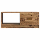 vidaXL Dohányzóasztal Antik Fa 90 x 50 x 37 cm Szerelt Fa
