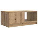 vidaXL Dohányzóasztal Kézműves Tölgy 90 x 50 x 37 cm Szerelt Fa