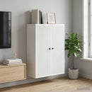 vidaXL Fali szekrény Fehér 66 x 34,5 x 90 cm Szerelt Fa