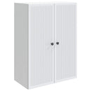 vidaXL Fali szekrény Fehér 66 x 34,5 x 90 cm Szerelt Fa