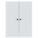 vidaXL Fali szekrény Fehér 66 x 34,5 x 90 cm Szerelt Fa
