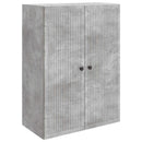 vidaXL Fali szekrény Betonszürke 66 x 34,5 x 90 cm Szerelt Fa