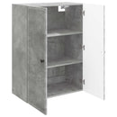 vidaXL Fali szekrény Betonszürke 66 x 34,5 x 90 cm Szerelt Fa