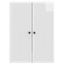vidaXL Fali szekrény Magasfényű Fehér 66 x 34,5 x 90 cm Szerelt Fa