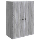 vidaXL Fali szekrény Szürke Sonoma 66 x 34,5 x 90 cm Szerelt Fa