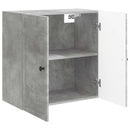 vidaXL Fali szekrény Betonszürke 59 x 31 x 60 cm Szerelt Fa