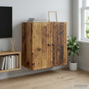 vidaXL Fali szekrény Antik Fa 59 x 31 x 60 cm Szerelt Fa