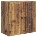 vidaXL Fali szekrény Antik Fa 59 x 31 x 60 cm Szerelt Fa