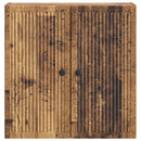 vidaXL Fali szekrény Antik Fa 59 x 31 x 60 cm Szerelt Fa