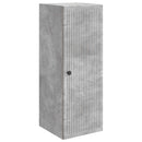 vidaXL Fali szekrény Betonszürke 33 x 34,5 x 90 cm Szerelt Fa