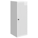 vidaXL Fali szekrény Magasfényű Fehér 33 x 34,5 x 90 cm Szerelt Fa