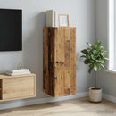 vidaXL Fali szekrény Antik Fa 33 x 34,5 x 90 cm Szerelt Fa