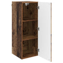 vidaXL Fali szekrény Antik Fa 33 x 34,5 x 90 cm Szerelt Fa