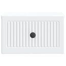 vidaXL Fali éjjeli szekrény 2 db Fehér 33 x 34,5 x 20 cm Szerelt Fa