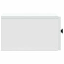 vidaXL Fali éjjeli szekrény 2 db Fehér 33 x 34,5 x 20 cm Szerelt Fa