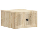 vidaXL Fali éjjeli szekrény Sonoma Tölgy 33 x 34,5 x 20 cm Szerelt Fa