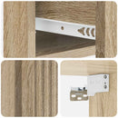vidaXL Fali éjjeli szekrény 2 pcs Sonoma Tölgy 33 x 34,5 x 20 cm