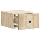 vidaXL Fali éjjeli szekrény 2 pcs Sonoma Tölgy 33 x 34,5 x 20 cm