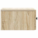 vidaXL Fali éjjeli szekrény 2 pcs Sonoma Tölgy 33 x 34,5 x 20 cm