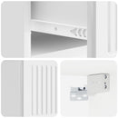 vidaXL Fali éjjeli szekrény 2 pcs Magasfényű Fehér 33 x 34,5 x 20 cm