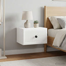 vidaXL Fali éjjeli szekrény 2 db Magasfényű Fehér 33 x 34,5 x 20 cm