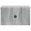 vidaXL Fali éjjeli szekrény Szürke Sonoma 33 x 34,5 x 20 cm Szerelt Fa