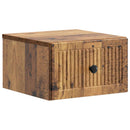vidaXL Fali éjjeli szekrény Antik Fa 33 x 34,5 x 20 cm Szerelt Fa