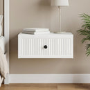 vidaXL Éjjeliszekrény fiókkal Fehér 49 x 34,5 x 20 cm Szerelt Fa