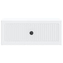 vidaXL Éjjeliszekrény fiókkal 2 pcs Fehér 49 x 34,5 x 20 cm Szerelt Fa
