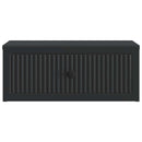 vidaXL Éjjeliszekrény 2 db Fekete 49 x 34,5 x 20 cm Szerelt Fa