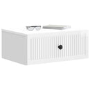vidaXL Éjjeliszekrény Magasfényű Fehér 49 x 34,5 x 20 cm Szerelt Fa