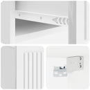 vidaXL Éjjeliszekrény 2 db Magasfényű Fehér 49 x 34,5 x 20 cm