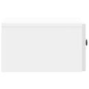 vidaXL Éjjeliszekrény 2 db Magasfényű Fehér 49 x 34,5 x 20 cm