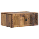 vidaXL Éjjeliszekrény 2 db Antik Fa 49 x 34,5 x 20 cm Szerelt Fa