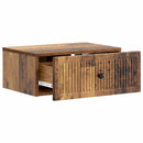 vidaXL Éjjeliszekrény 2 db Antik Fa 49 x 34,5 x 20 cm Szerelt Fa