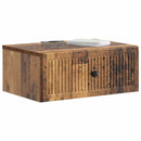 vidaXL Éjjeliszekrény 2 db Antik Fa 49 x 34,5 x 20 cm Szerelt Fa