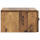 vidaXL Éjjeliszekrény 2 db Antik Fa 49 x 34,5 x 20 cm Szerelt Fa