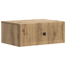 vidaXL Éjjeliszekrény fiókkal 2 pcs Kézműves Tölgy 49 x 34,5 x 20 cm