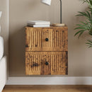 vidaXL Fali éjjeli szekrény Antik Fa 33 x 34,5 x 40 cm Szerelt Fa