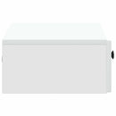vidaXL Fali oldaltábla Fehér 59 x 34,5 x 17 cm Szerelt Fa
