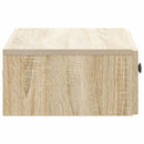 vidaXL Fali oldaltábla Sonoma Tölgy 59 x 34,5 x 17 cm Szerelt Fa