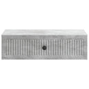 vidaXL Fali oldaltábla Betonszürke 59 x 34,5 x 17 cm Szerelt Fa